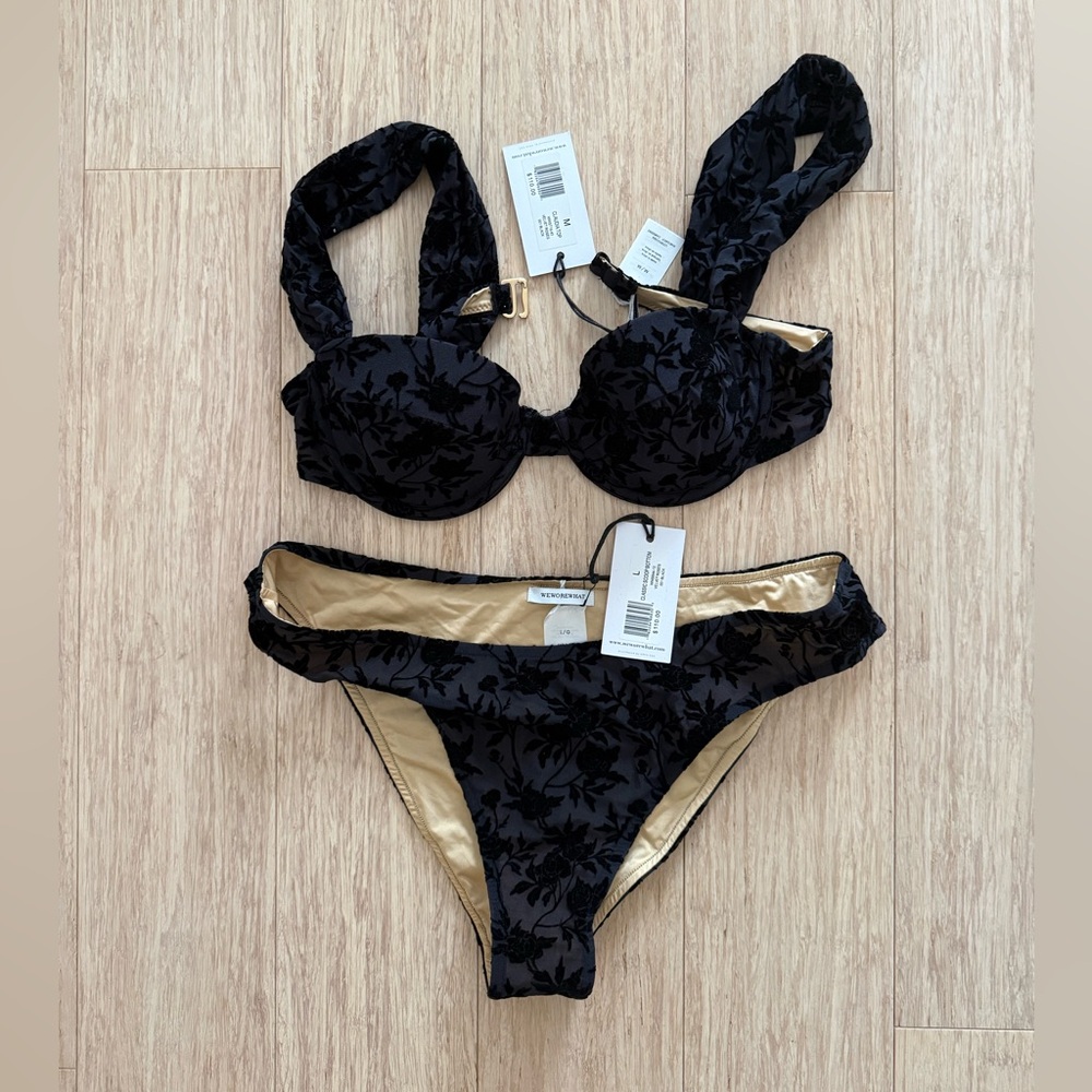 NWT we wore what bikini set with wrap sarong - Picture 4 of 4